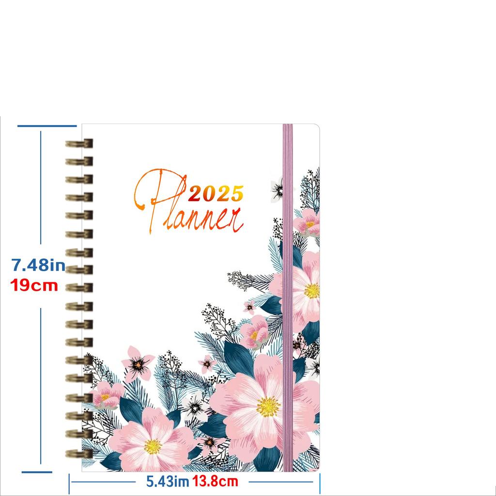 2026 2025 2024 A5 Selfcare Custom Simplified to Do List Notebook Weekly Daily Journal Undated Spiral Planner