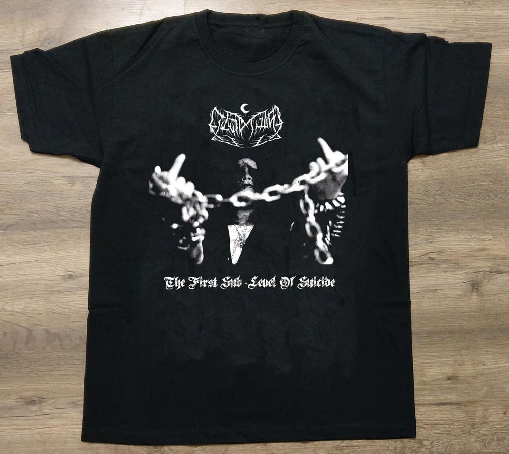 The First Sub-Level Of Suicide Leviathan Band Shirt Black S-5XL ND1467 Unisex T-Shirt L