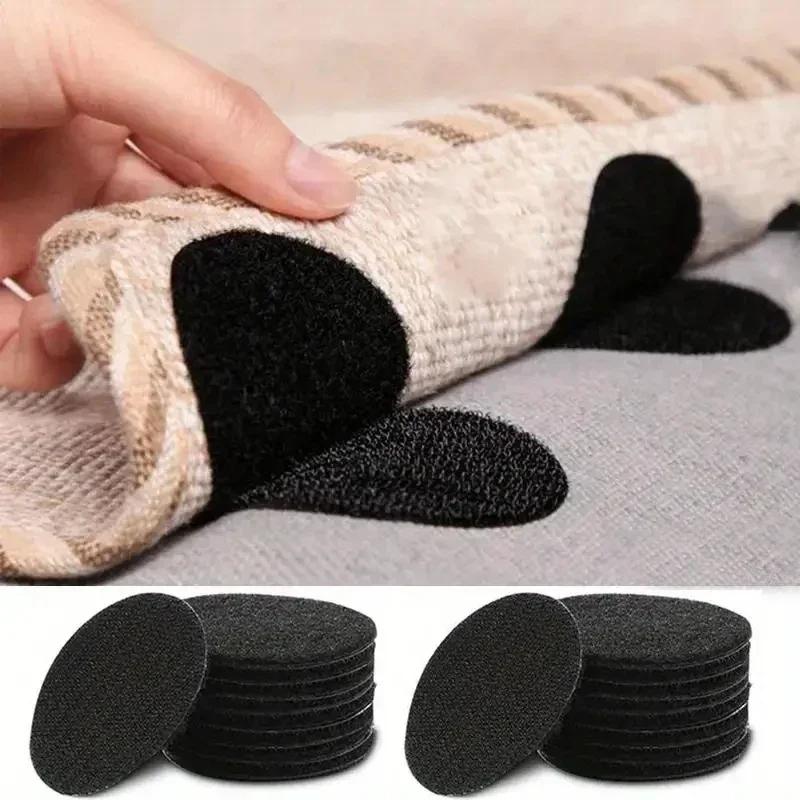 Strong Double Velcro Tape Self-Adhesive Extra Black Double-Sided Adhesive Tape for Attaching Organising and Storage of Tools