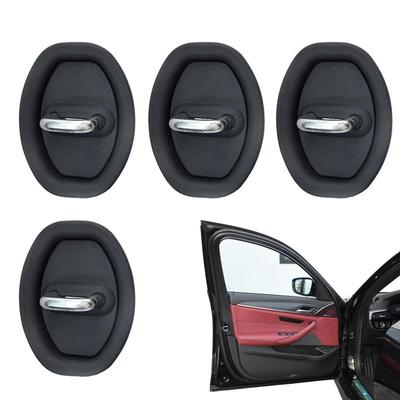 4 Stück Silikon Auto Türschloss Riegel Abdeckung Wasserdicht Auto Styling Zubehör Schwarz/Weiß Fahrzeug Türschloss Dekorative Abdeckung