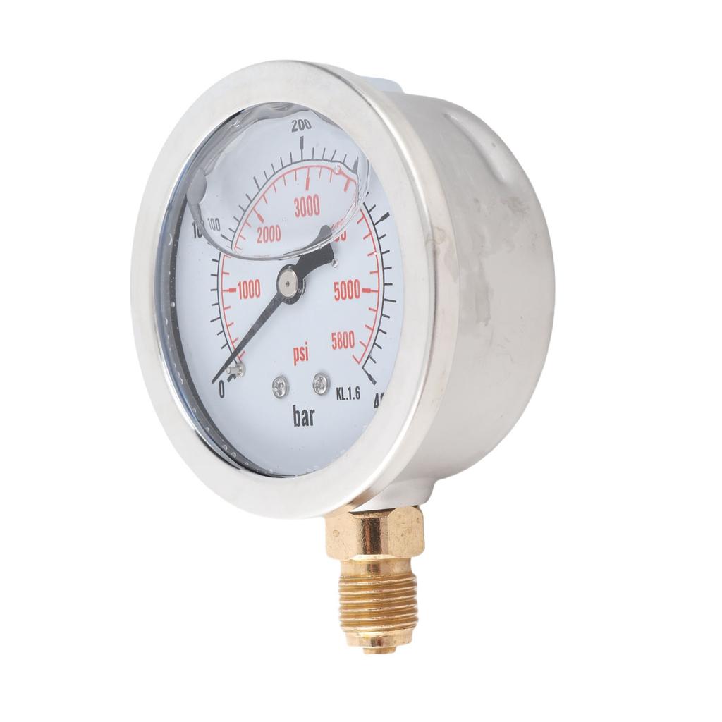 0‑400BAR 0‑ 0PSI G1Celsius4 68mm Hydraulic Pressure Measuring Gauge, Water Pressure Measuring, Hydraulic Pressure Measuring