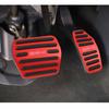 LEXLEYS Nissan New Dayz B40 Series Aluminum Pedal Accelerator Brake Cover DAYZ Logo No Tools Required Anti-Slip Cover Rubber Custom Dress Up Parts (Re