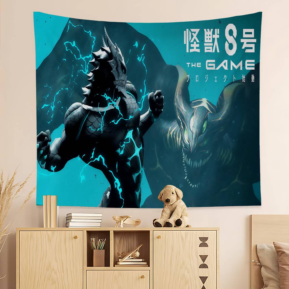 Animation KKaiju No8 Colorful Tapestry Wall Hanging Bohemian Wall Tapestries Mandala Wall Art Decor