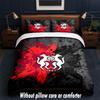 Stade Rennais FC Design Bed Bedding Set 1 Duvet Cover + 2 Pillowcases Soft Breathable Household Bed Linens