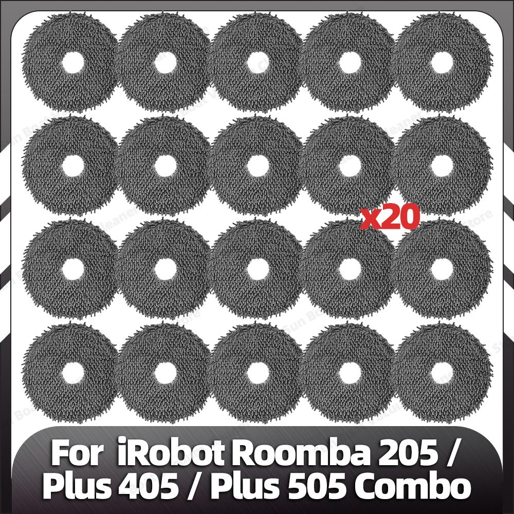 Συμβατό για iRobot Roomba 205 / Plus 405 / Plus 505 Combo Ανταλλακτικό Κύρια Πλαϊνή Βούρτσα Φίλτρο HEPA Πανάκια Σφουγγαρίσματος Ανταλλακτικά Σακούλας Σκόνης