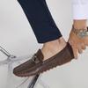 Men's Casual Leather Shoes Lightweight Loafers Moccasins Slip on Classic Male Comfortable Driving Shoe