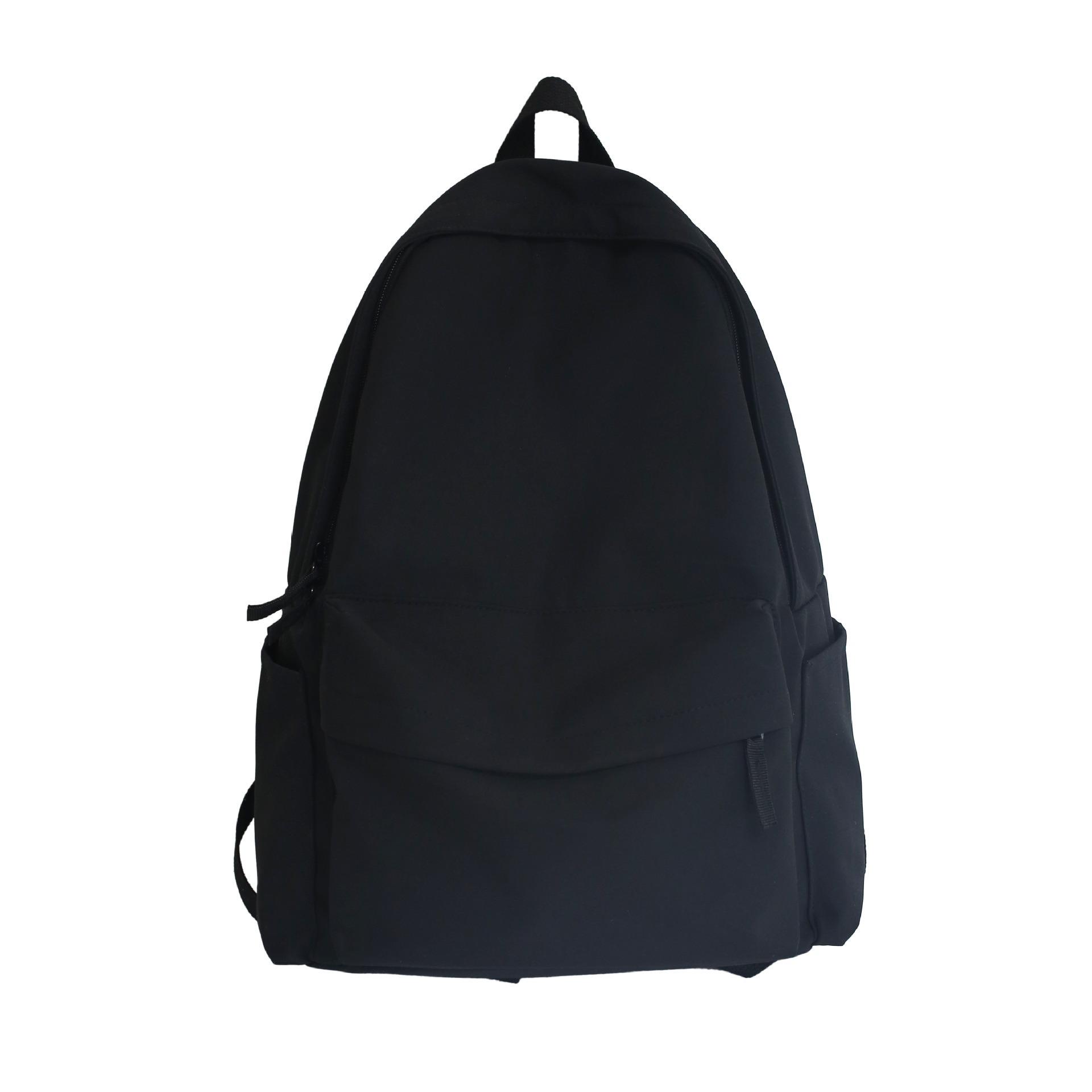 

Student Campus Fashion Backpack - Large Capacity, Solid Color, Versatile Travel & Shoulder Bag