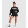 Gymshark Lifting Essentials Graphic Brushed Oversized Sweatshirt Black B3c1i Bb2j