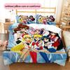 Sailor Moon Pink Dreamy Duvet Cover & Pillowcases, Sailor Moon Fan Bedroom Bedding, Perfect Gift.chl