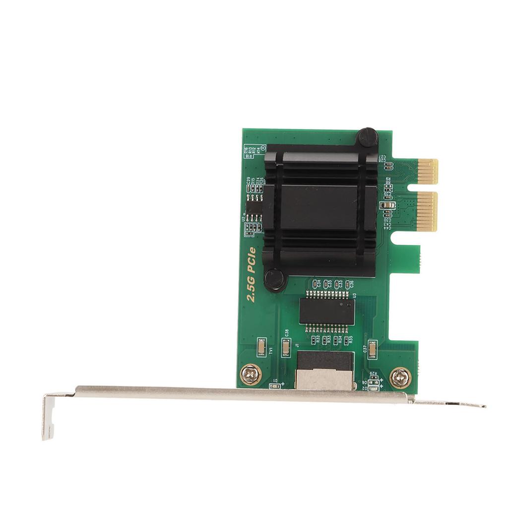 PCIe Network Card 2.5GBase T RJ45 1G 100Mbps Highly Stable Gigabit Ethernet Card for Server Soft