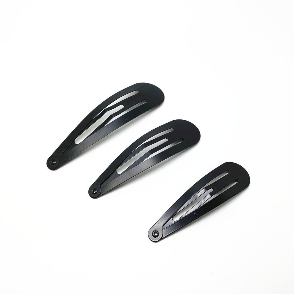 20Pcs Black Hair Clips Snap Alligator Hairpin Base for DIY Jewelry Making Women Girls Hairgrip Setting Hair Accessories Supplies