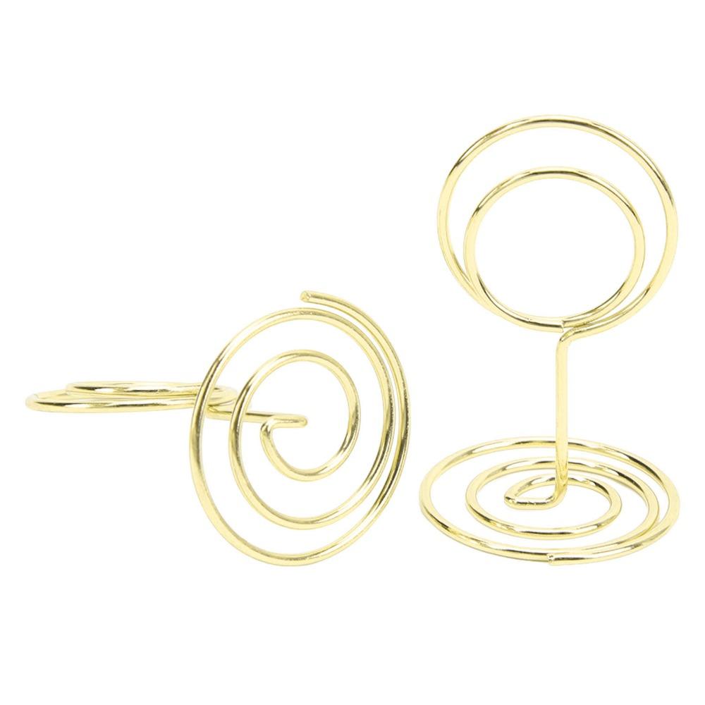 20Pc Stable Table Number Stands Round Shaped Table Number Holder Wedding Centerpieces