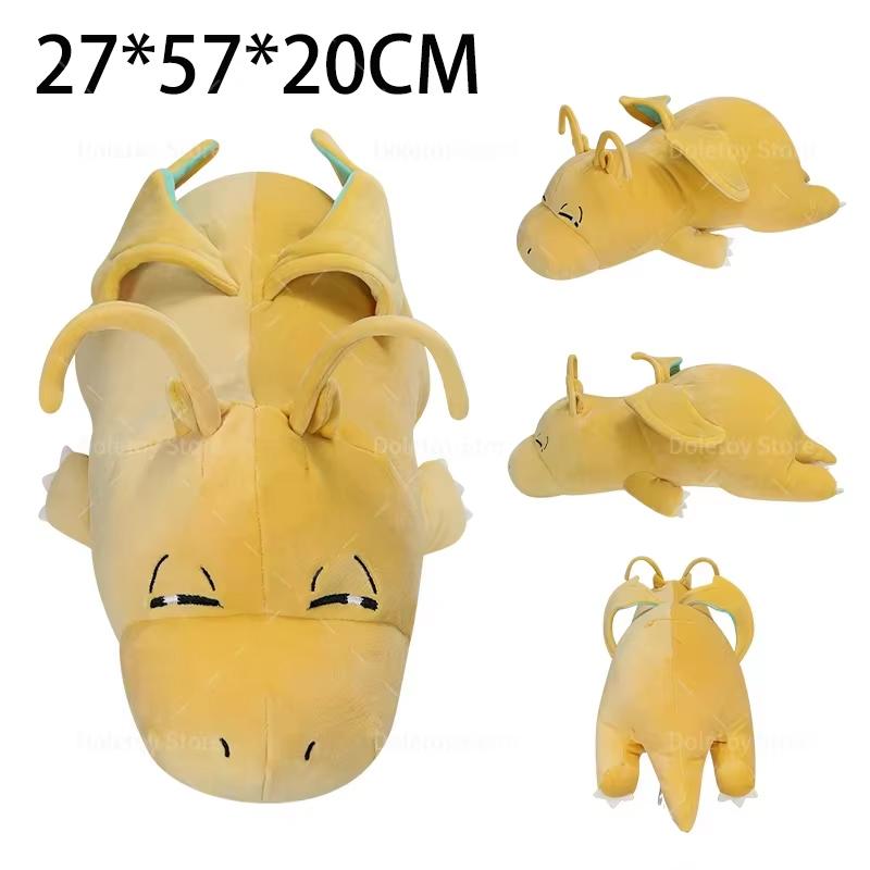 Latest Pokemon Plush Dragonite Charmander Sleeping Series Fuecoco Chikorita Umbreon Stuffed Doll Blastoise Fuse Kyogre Peluche Toy