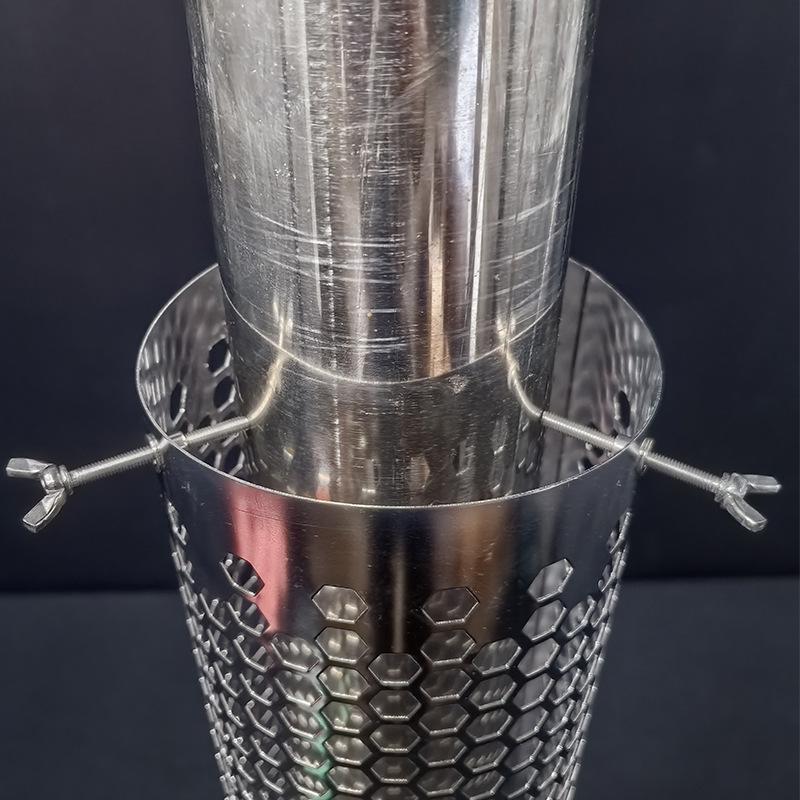 Stainless Steel Anti-Scald Chimney Net: High-Temperature Resistant Smoke Pipe Cover for Fireplaces and Picnic Stoves