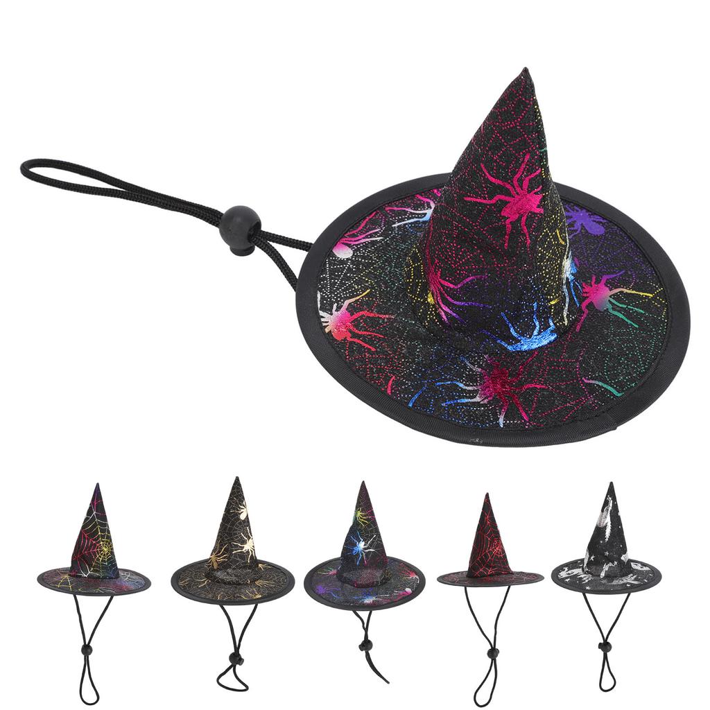 Halloween Small Dogs Hats Steel Ring Design Cute Fashionable Halloween Pet Party Hats for Medium Lar