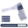 Adjustable Compression Shoulder Protector for Men - Adult Sports Shoulder Pad for Weightlifting and Strain Support