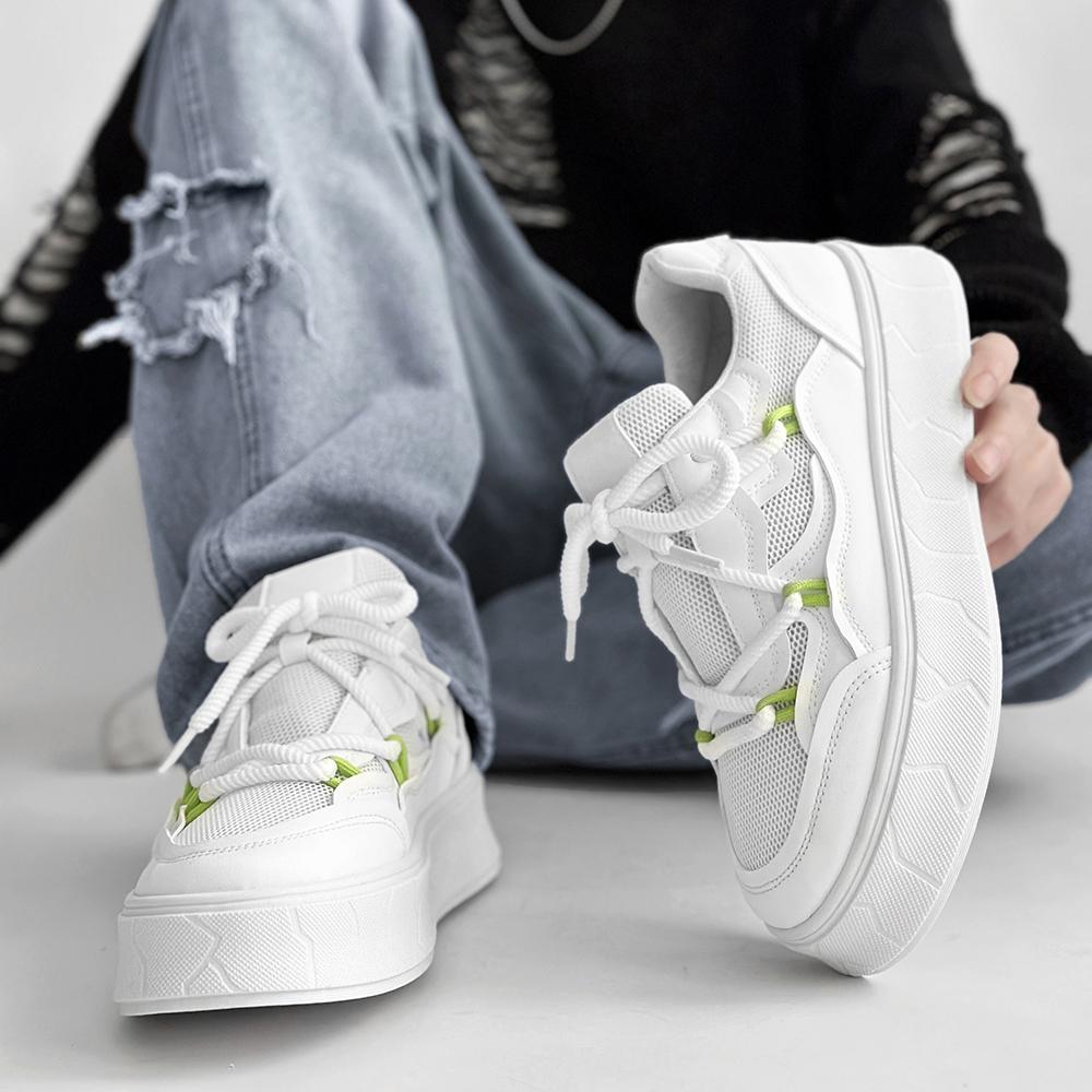 

Мужская вязаная обувь для бега и ходьбы, модные повседневные кроссовки, дышащие спортивные легкие мужские кроссовки для занятий спортом в тренажерном зале, повседневная обувь 39 белый