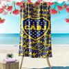 Boca Juniors Print Strandtuch, Großes Weiches Schnelltrocknendes Handtuch für Strand Camping Schwimmen