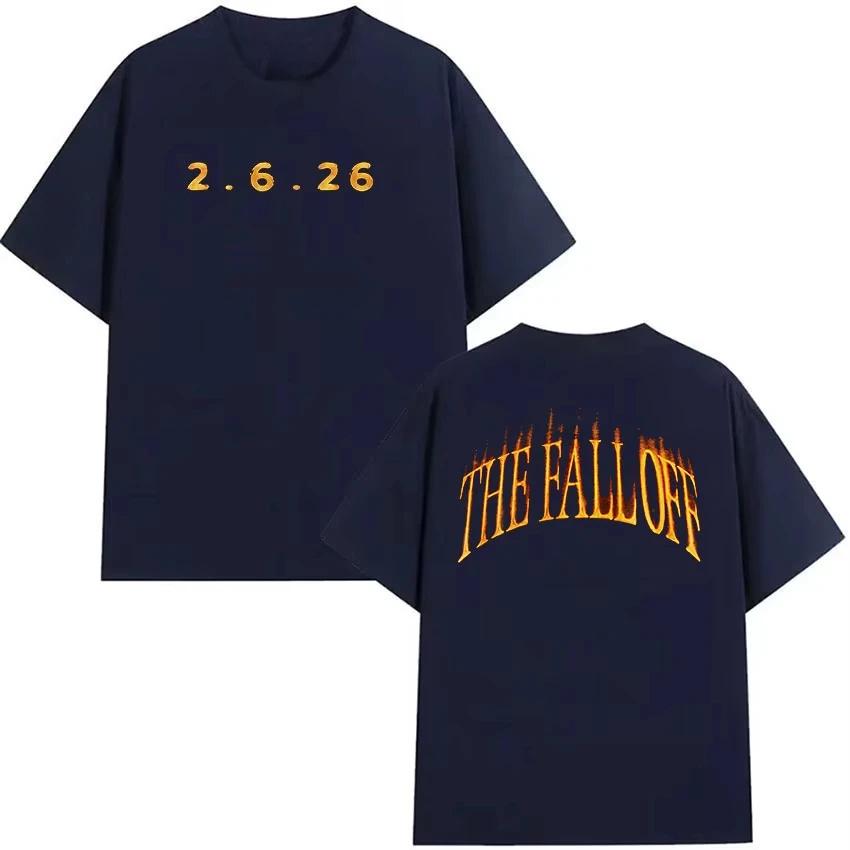 Cole The Fall Off Album Graphic T Shirts Men Women Vintage Pure Cotton T-shirt Hip Hop Gothic Clothing T-shirt