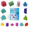 DIY Geometry Model Math Teaching Tool For Kids Spatial Thinking Training Educational Kit