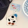 1PC Cute Cartoon Plush Ball Decoration Doll Pendant Keychain Kawaii Football Table Tennis Racket Stuffed Doll Toys Pendant Gifts