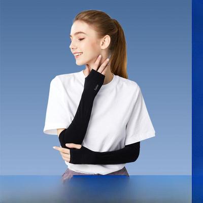 Unisex Ice Silk Sun Protection Sleeves for Summer Cycling, Breathable and Cool HB04