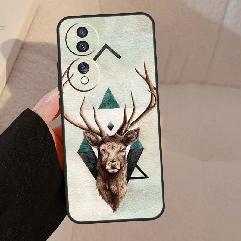Deer For Honor Magic 8 7 6 5 Lite Case For Honor 400 Pro 200 50 70 90 X8c X8b X9d X9b X9c Win RT