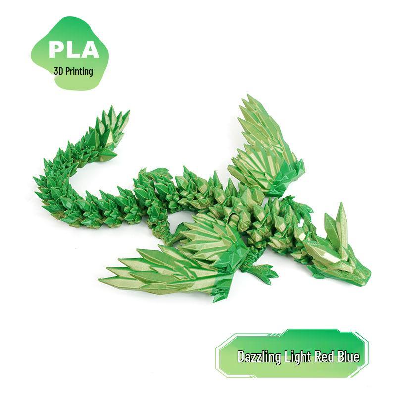 3D Printed Chinese Dragon Egg Ornament Toy Figurine Gift Craft