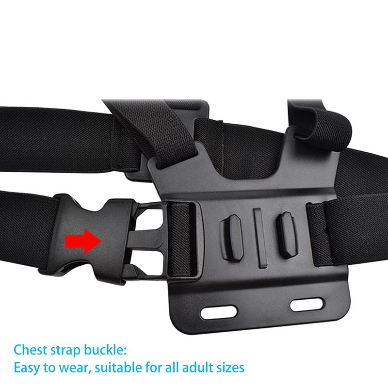 Vamson For Iphone 13 14 Samsung Huawei Chest Strap Belt Body Harness Phone Clip Mount For Insta360 For Gopro Hero 11 10 9 8 7