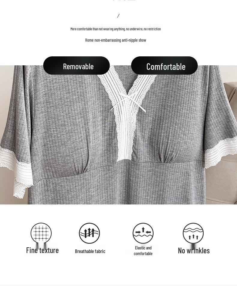 Women's Three-Piece Pajama Set: Short Sleeve, Long Pants, Shorts - No Bra Needed, Casual Summer Loungewear
