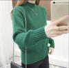 Frühling Herbst Damen Pullover mit Kragen Damen Oberteil Langarmpullover Strickpullover