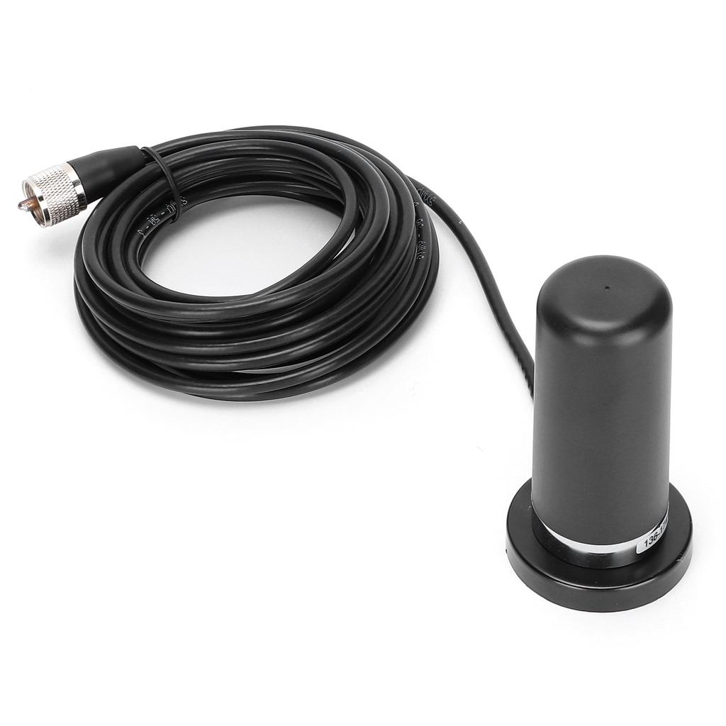 Antenă auto mini 144430UV DualBand cu bază NMO, cablu de alimentare RG58 de 5 m, antenă radio auto