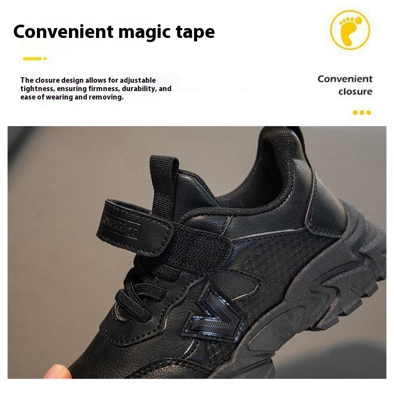 New Spring, Summer and Autumn Boys and Girls Casual Leather Comfortable Soft-soled Sports Shoes
