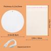 50 Pcs Sublimation Air Fresheners Blanks Sublimation Blanks Products DIY Air Freshener For Car And Home Hanging Decoration Sublimation Car Freshener