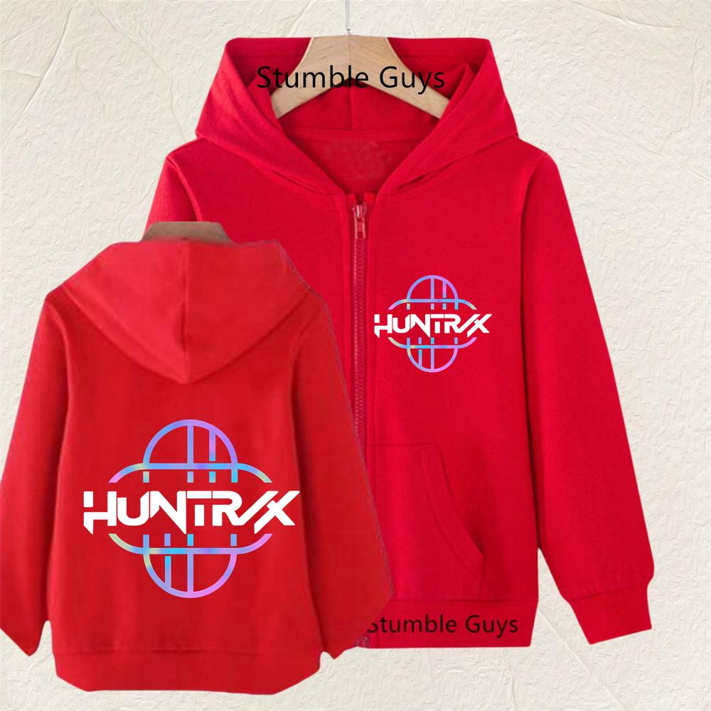 Kinderen Zip Up Sweatshirts Tijger Kpop Demonenjagers Hoodie Kinderkleding Kind Meisje Jongen Sweatshirt Rits Hoody Baby Top 160