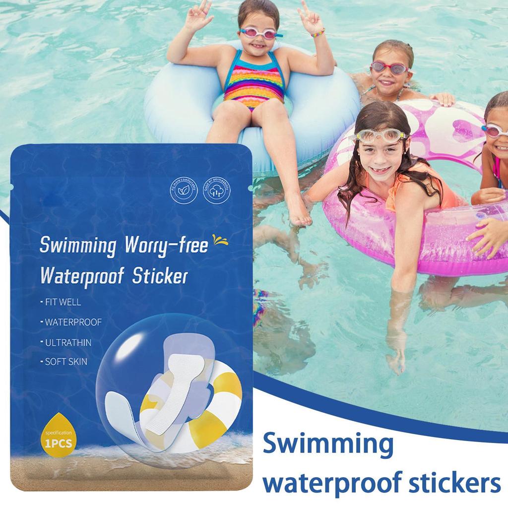 Assorbente da nuoto per ragazze con ciclo mestruale Donna Impermeabile Nuoto Patch Private Prevenire Sporco Delicato sulla Pelle Sticker Privato Assorbente Igienico