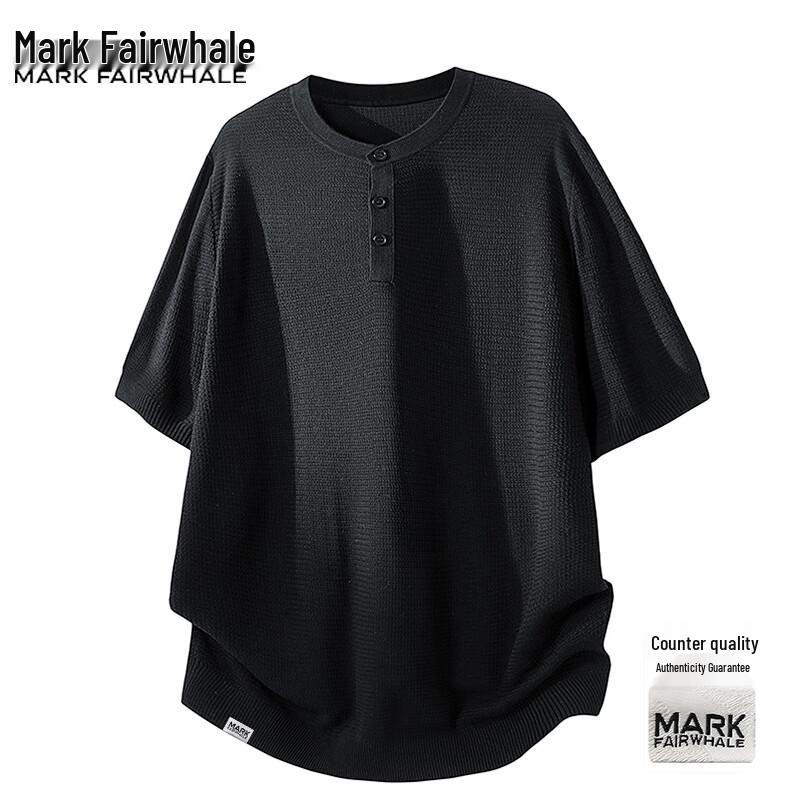 Mark Fairwhale Men's Casual Short Sleeve Knit T-Shirt