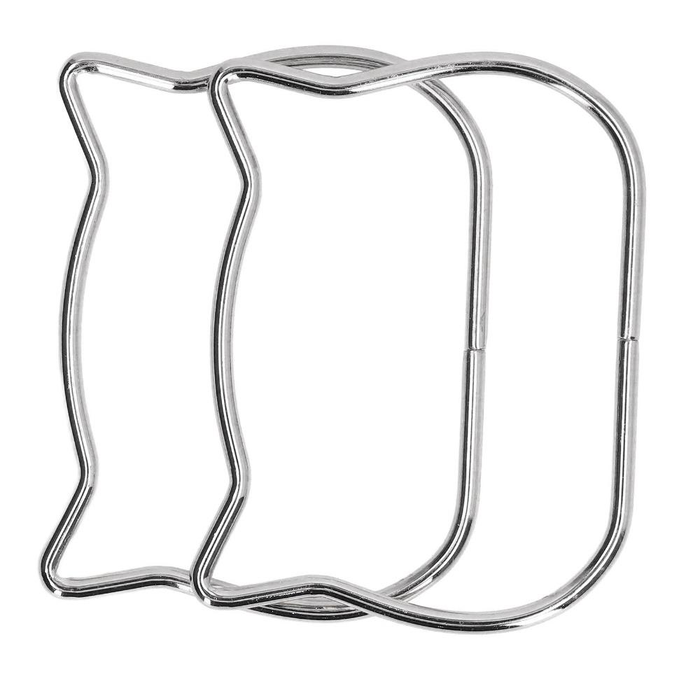 2 Stück Gepäckzubehör Metall-Handtaschengriff Gold Silbernes Taschengestell Katzenkopf Metall-Handtaschengriff Handgefertigte Gewebte Tasche