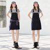 Chuyu Women's Original Denim Overall Mini Dress