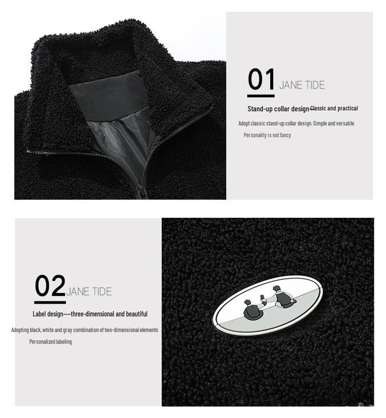 Men’s Oversized Lambswool Cotton Winter Jacket