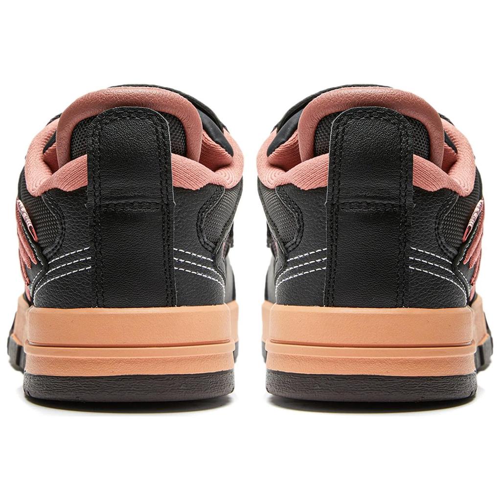 Li Ning We I Pro Stoff Synthetikleder Bequem Vielseitig Abriebfest Rutschfest Low-Top Skateschuhe Damen Sneaker Schwarz AECU014-3