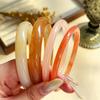 4 pcs/set Light Luxury Resin Bracelet Set Vintage Layering Jewelry Stackable Bangle  Wedding