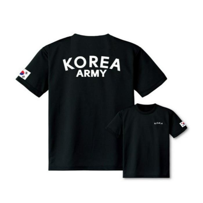

Unisex Cool-Dry R.O.K.A (Republic of Korea Army) Short-Sleeve T-Shirt m-100 in korean
