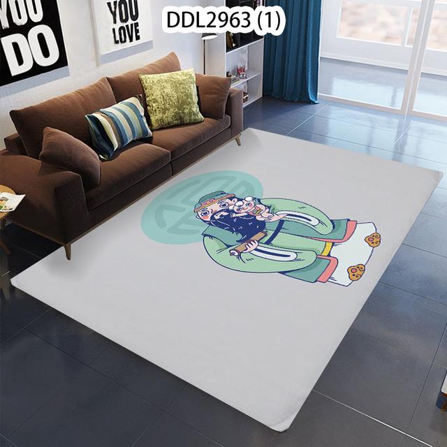 

Chinese Buns Cartoon Carpet Non Slip Washable Soft Mat for Bedroom Living Room Decor Alfombra Area Rug 80x120cm