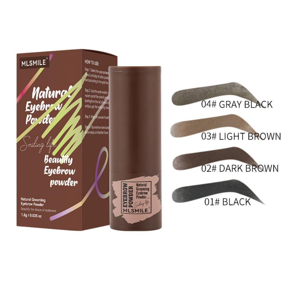 Eyebrows, Waterproof, Anti -sweat, Lazy Make Makeup Powder Powder Plove Eyebrow Brush Set Hairline Shadow Powder