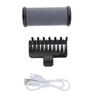 Hair Travel Roller with Clip Electric Heating - Black, as described