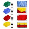 New Raw Material Safety Tool Storage Box Screw Parts Hardware Classification Box Assembly Workshop Shelf Load Bearing 30KG