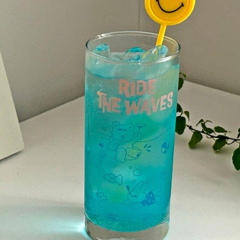 Elegant Table [Gift Set] Holly Moly Daily Glass Cup 3-Piece 2-Piece Gift Set Beer Mug Beverage Cute Cafe Cup