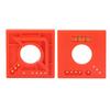 2Pcs Trim Marks Offset Ruler Multifunction Parallel Lines Level 45 Degree Cutting Marking Tool