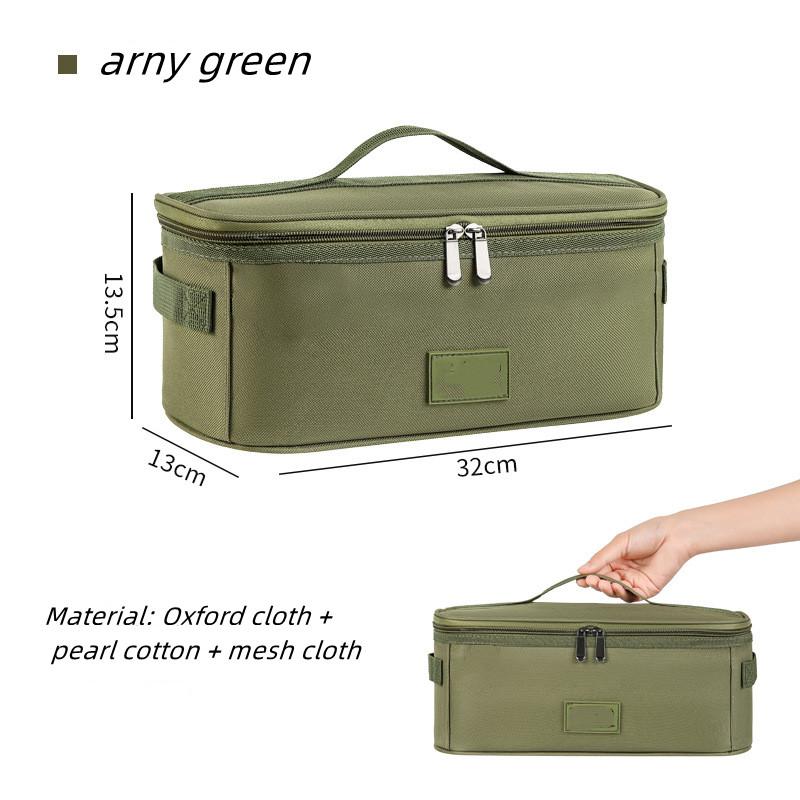 

Чехол для пикника на открытом воздухе, сумка для кемпинга, сумка для столовых приборов, большая вместимость, сумка для столовых приборов, портативная для дорожных принадлежностей